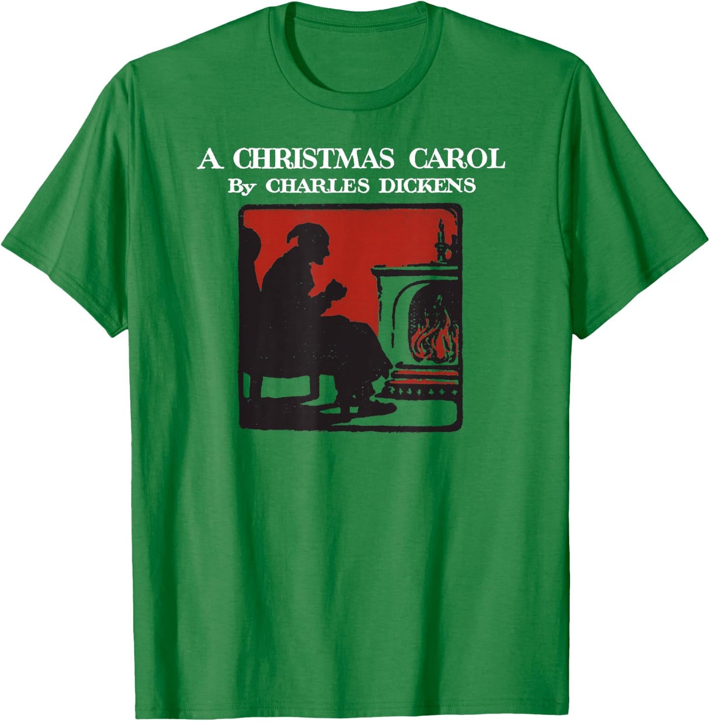 A Christmas Carol Vintage Scrooge -Bah Humbug Shirt T-Shirt - T-Shirt | Irish Green