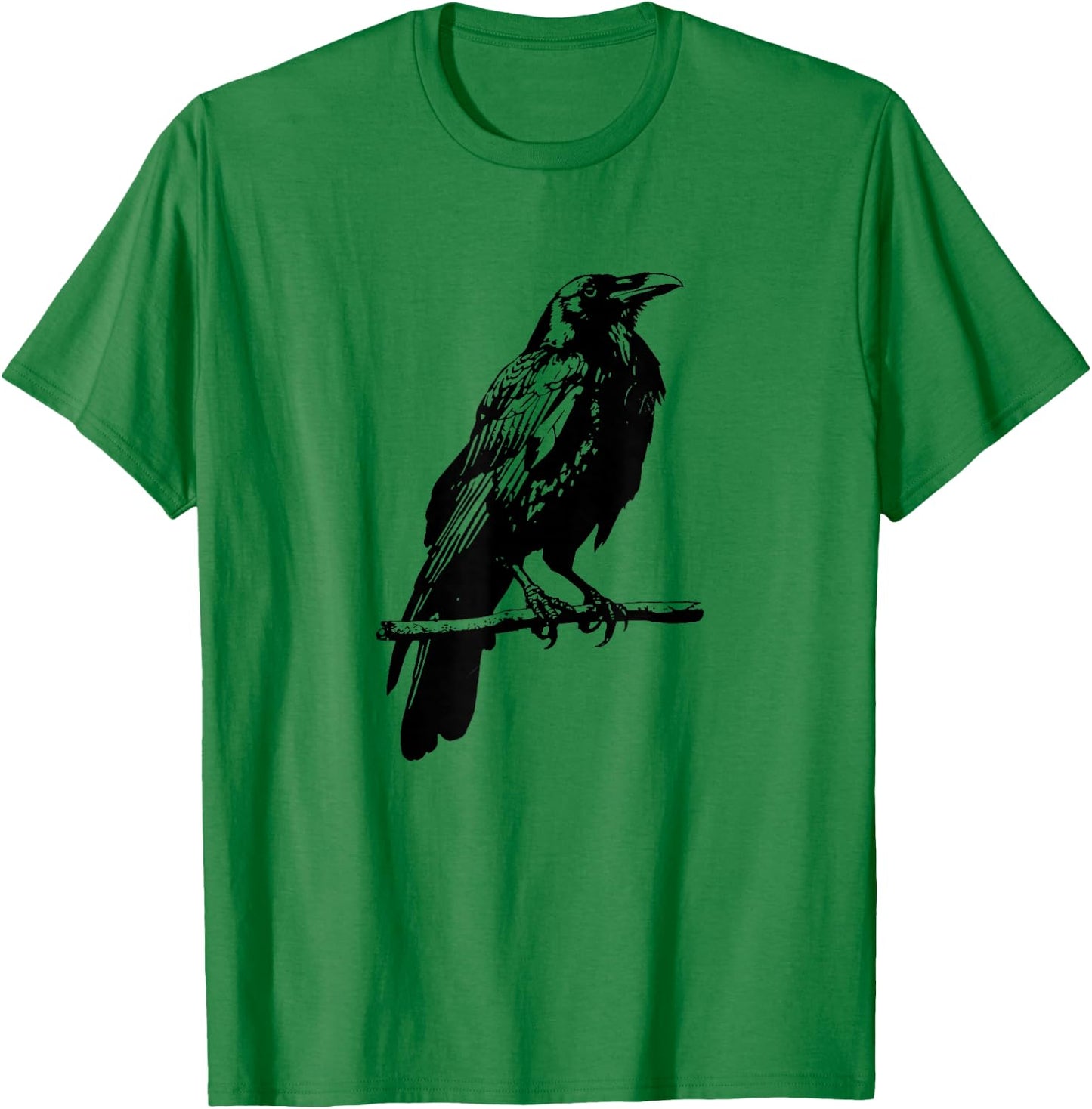 Crows and Ravens Bird Lovers Black Corvid Birders Graphic T-Shirt - T-Shirt | Irish Green