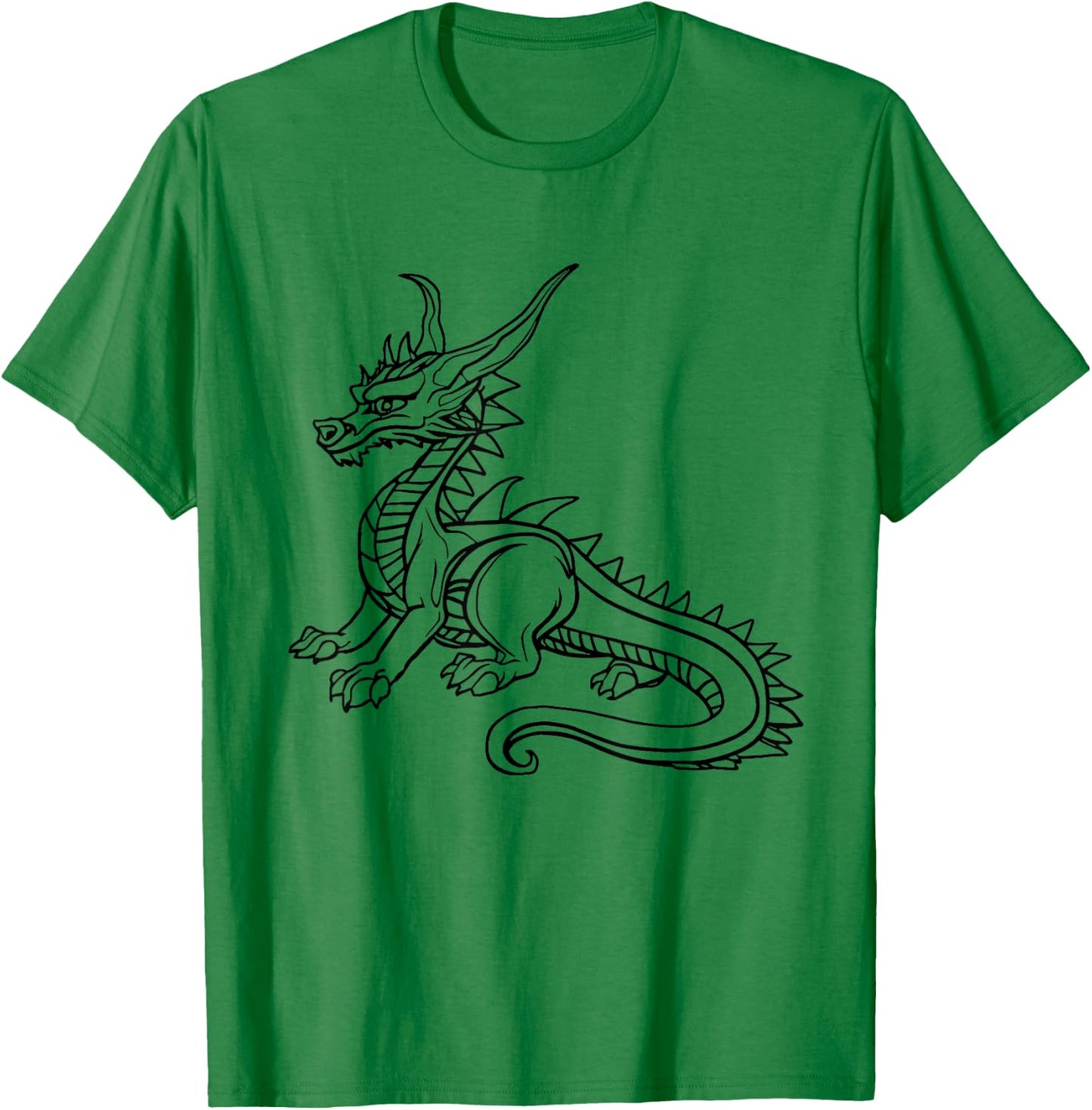 Color the dragon and paint it yourself T-Shirt - T-Shirt | Irish Green