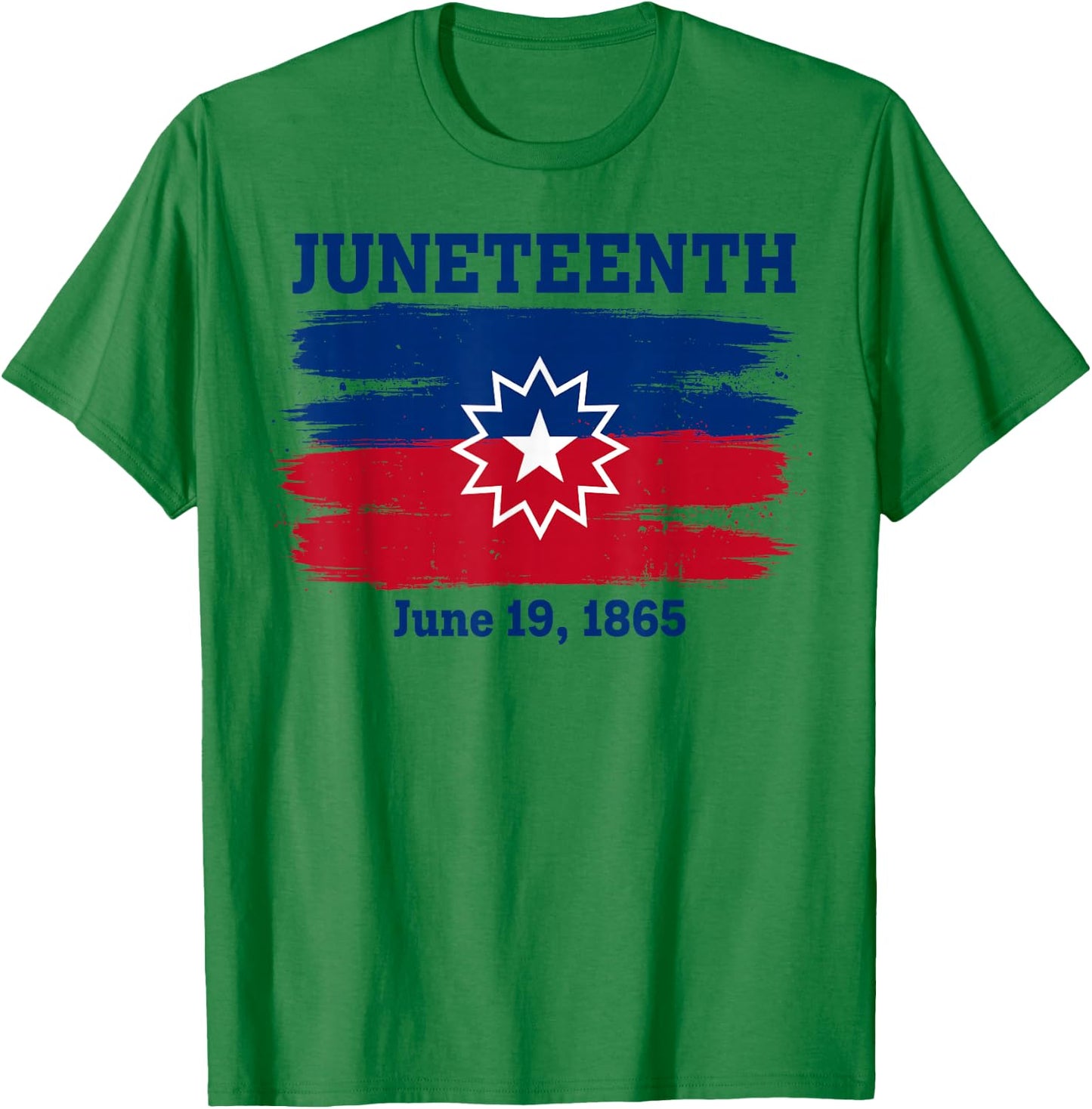 Juneteenth Flag Red White Blue Meaning Black History Freedom T-Shirt - T-Shirt | Irish Green