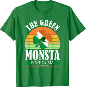The Green Monsta Boston St. Patrick's Day Matching Group T-Shirt - T-Shirt | Irish Green