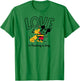 Mickey Mouse and Pluto - Love is Having a Dog T-Shirt - T-Shirt | Irish Green