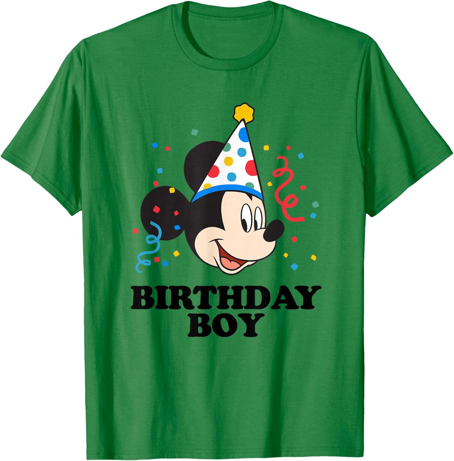 Disney Mickey Mouse Birthday Boy , Blue T-Shirt - T-Shirt | Irish Green