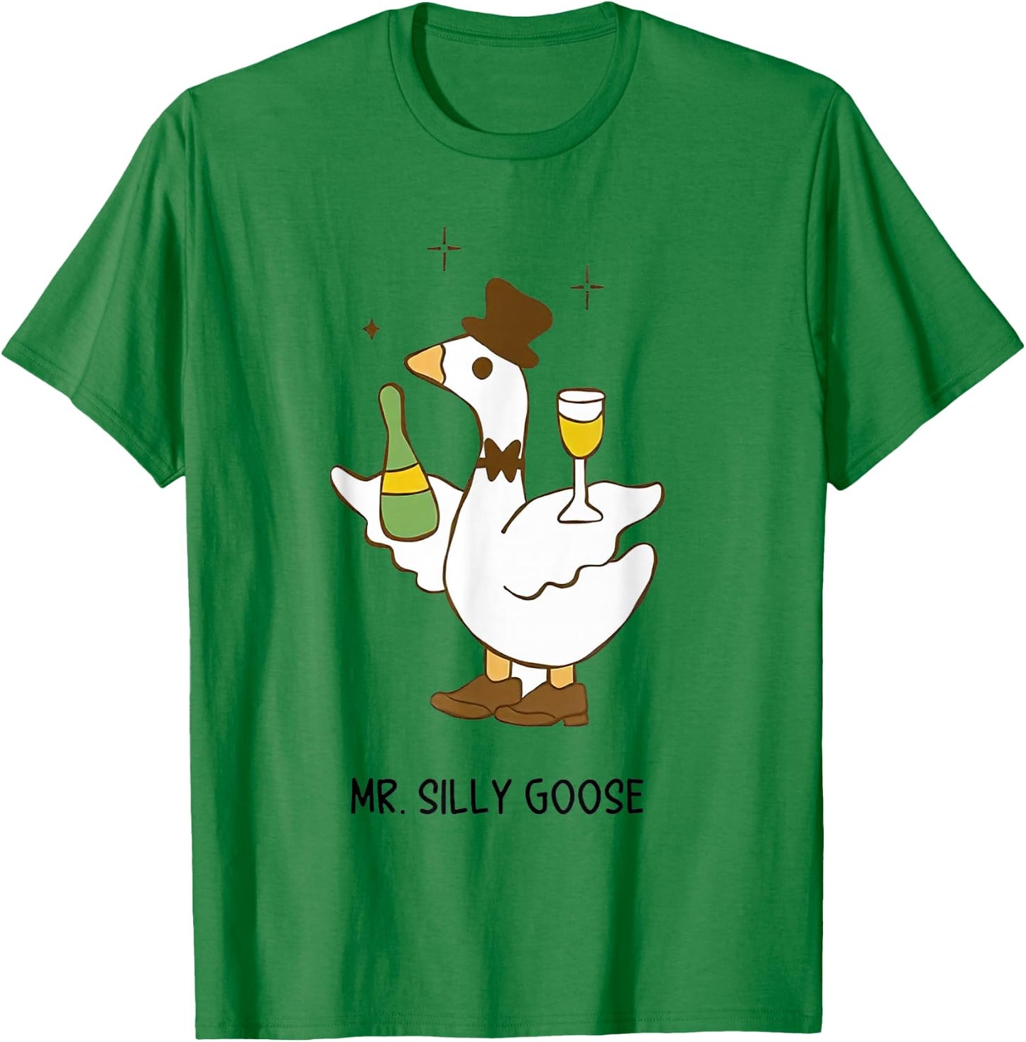 Mr Silly Goose Bride To Be Wedding Drinking Bride Goose T-Shirt - T-Shirt | Irish Green