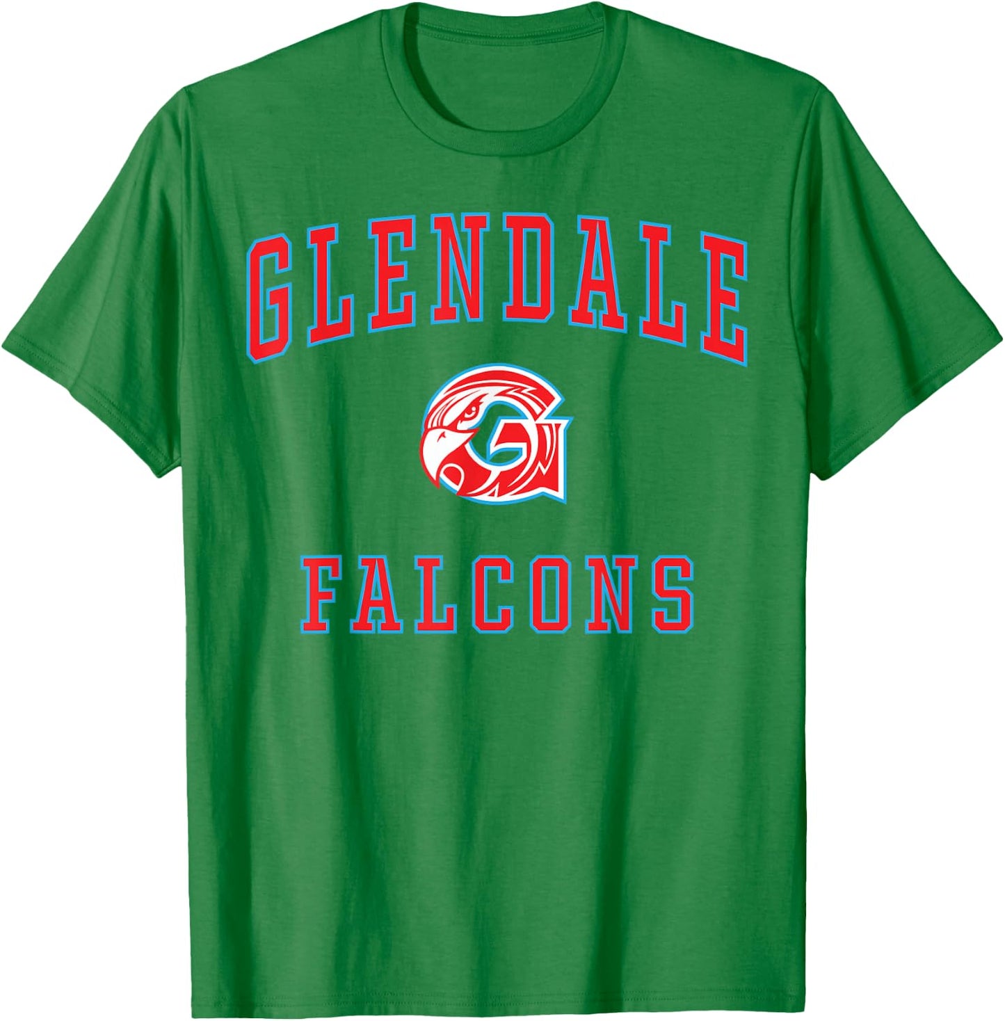 Glendale High School Falcons T-Shirt - T-Shirt | Irish Green