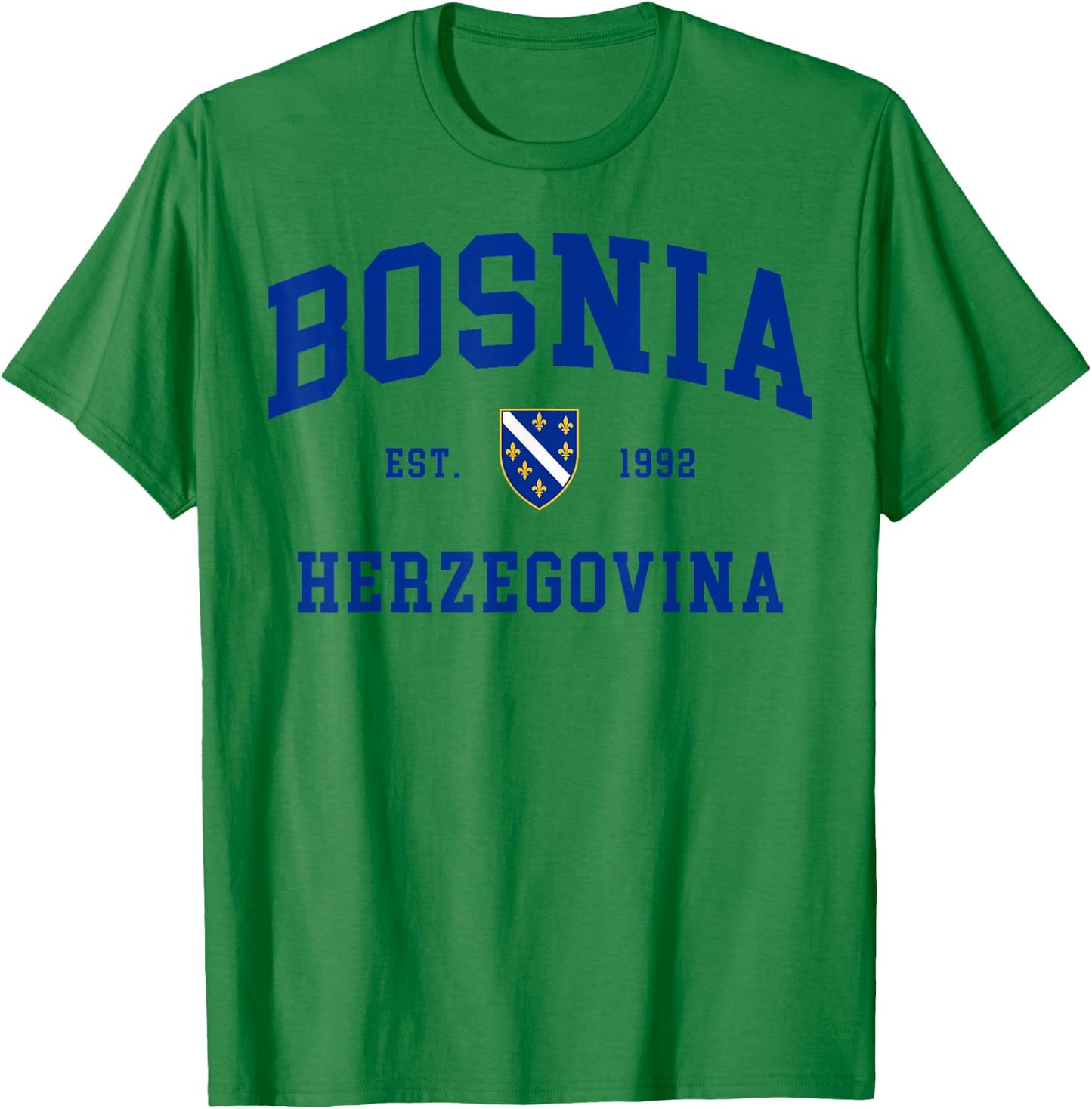 Bosnia Gift Flag Bosnia Vintage Herzegovina Sarajevo T-Shirt - T-Shirt | Irish Green