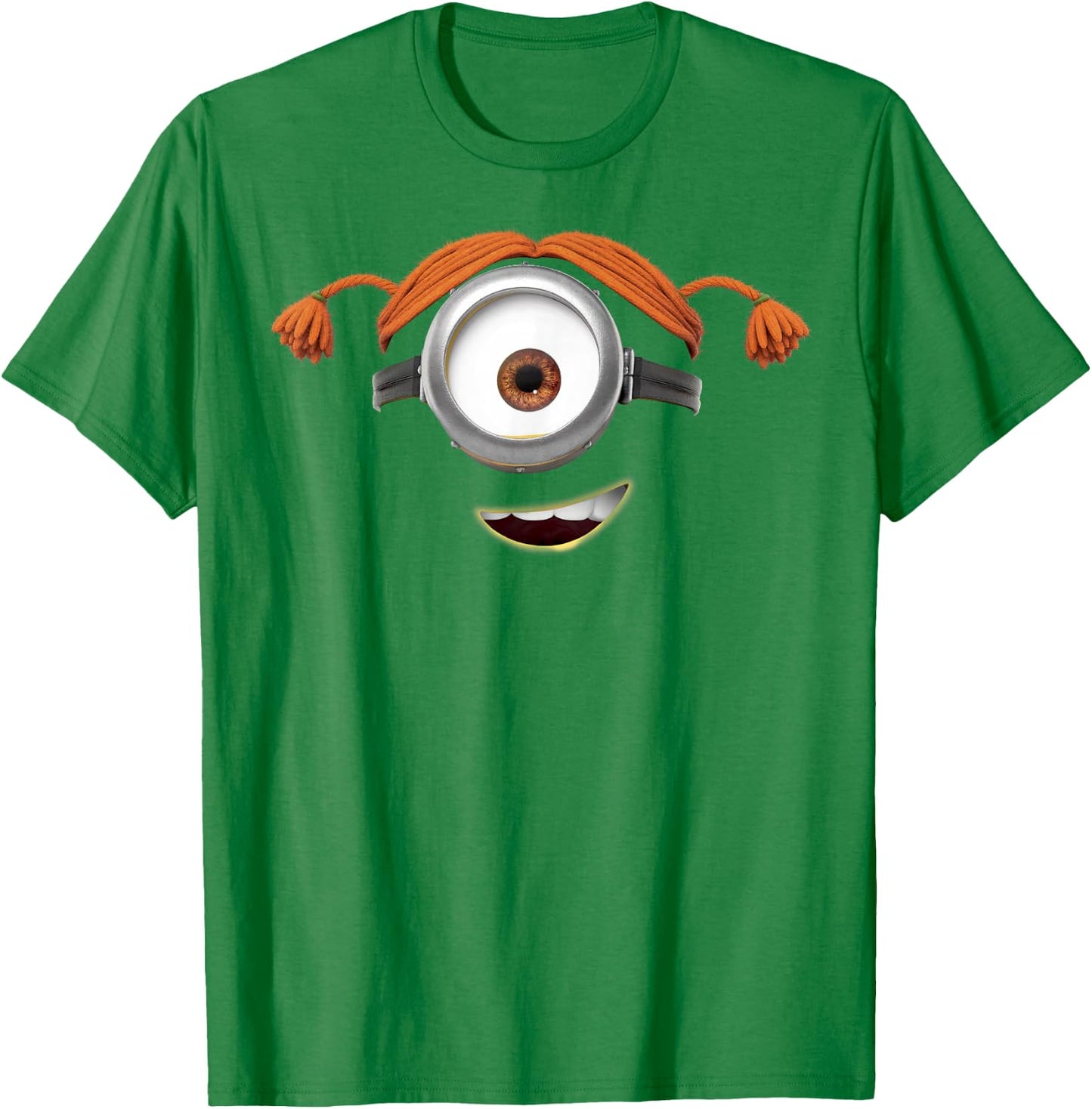 Despicable Me Minions Carl Pigtails T-Shirt - T-Shirt | Irish Green
