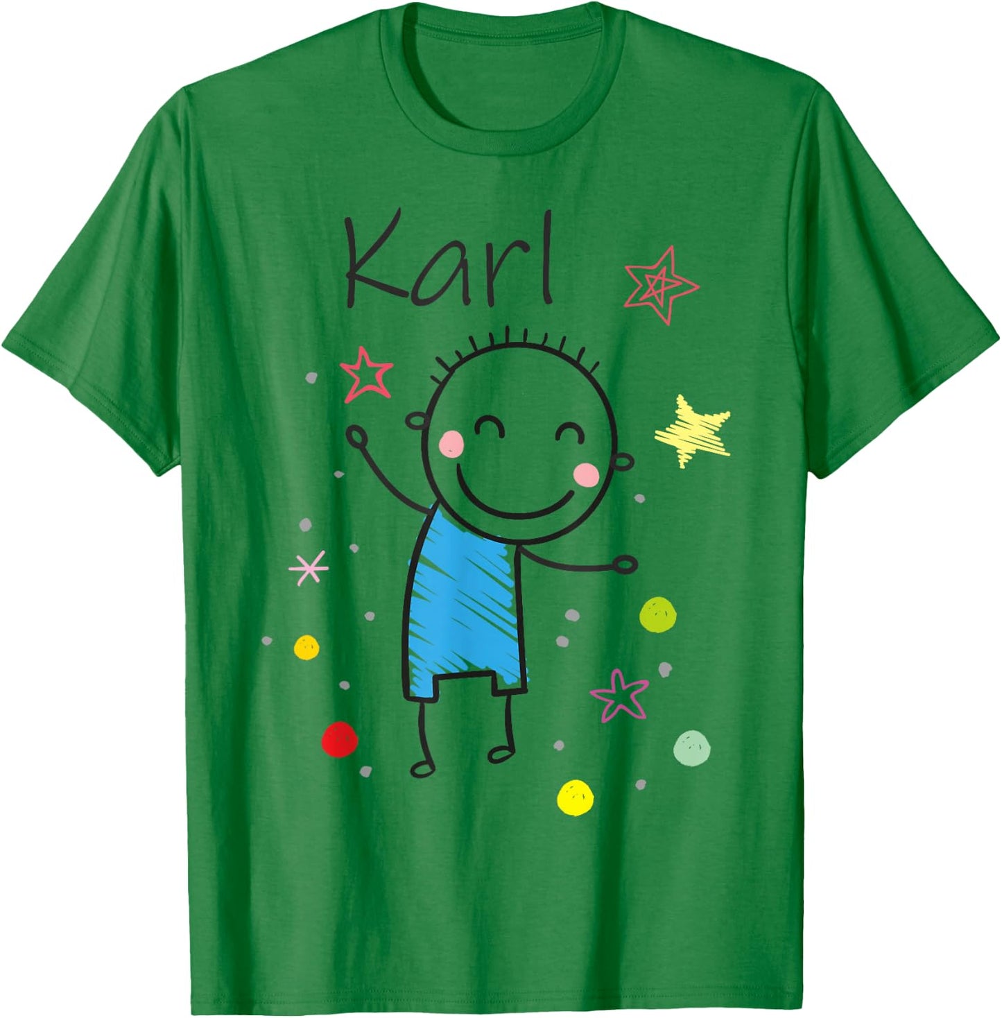 Karl , White T-Shirt - T-Shirt | Irish Green