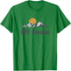 Retro Mount Snow Vermont Vintage 80s Mountain Graphic T-Shirt - T-Shirt | Irish Green