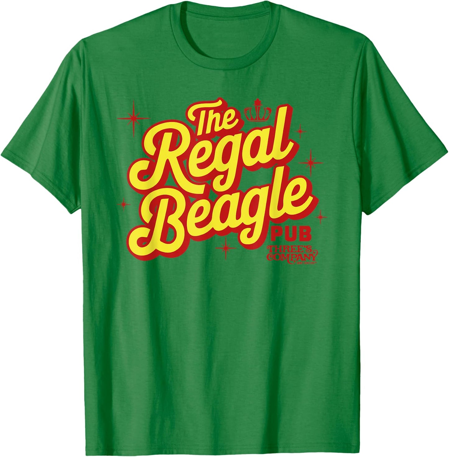 Regal Beagle Pub Retro Three's Company - Officially Licensed T-Shirt - T-Shirt | Irish Green