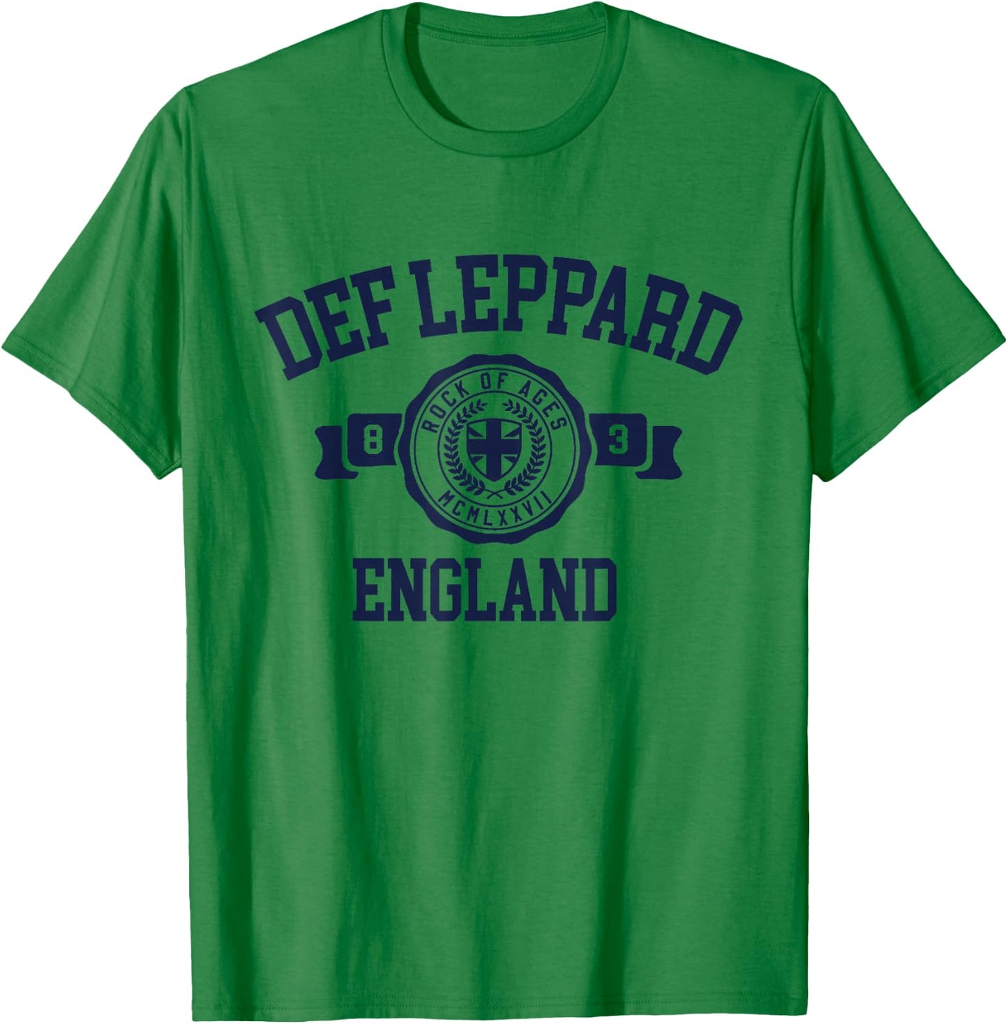 Official University Def Leppard T-Shirt - T-Shirt | Irish Green