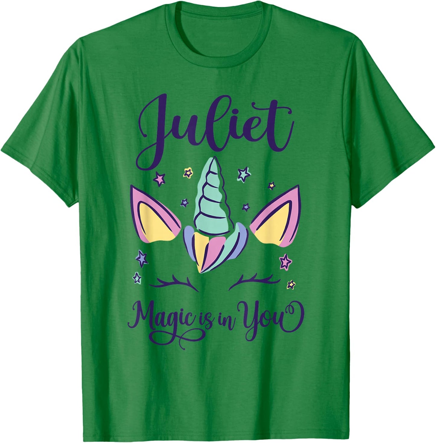 First Name Juliet Personalized Juliet T-Shirt - T-Shirt | Irish Green