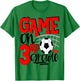 3rd Grade Soccer First Day Of School Kids Red T-Shirt - T-Shirt | Irish Green
