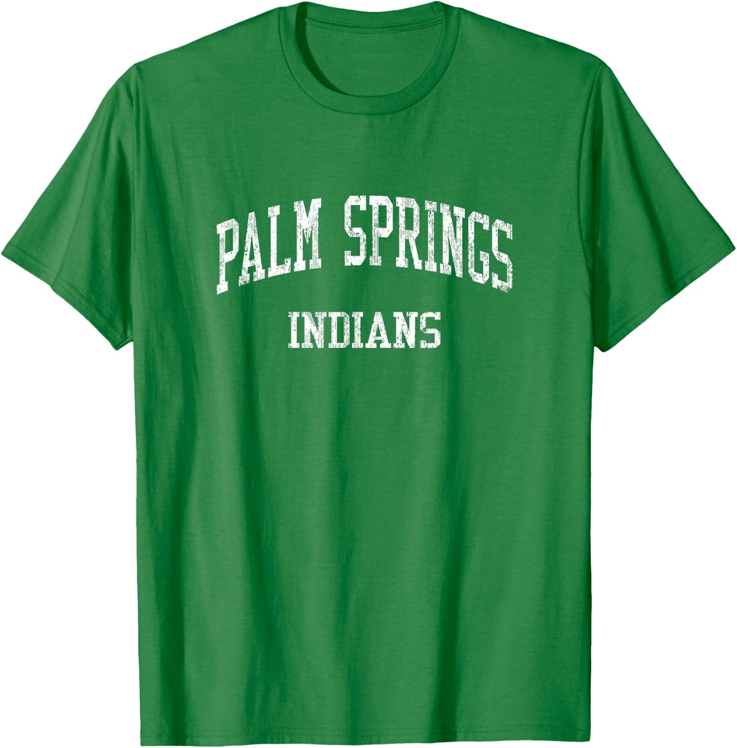 Palm Springs High School HS Palm Springs CA Vintage Sports T-Shirt - T-Shirt | Irish Green