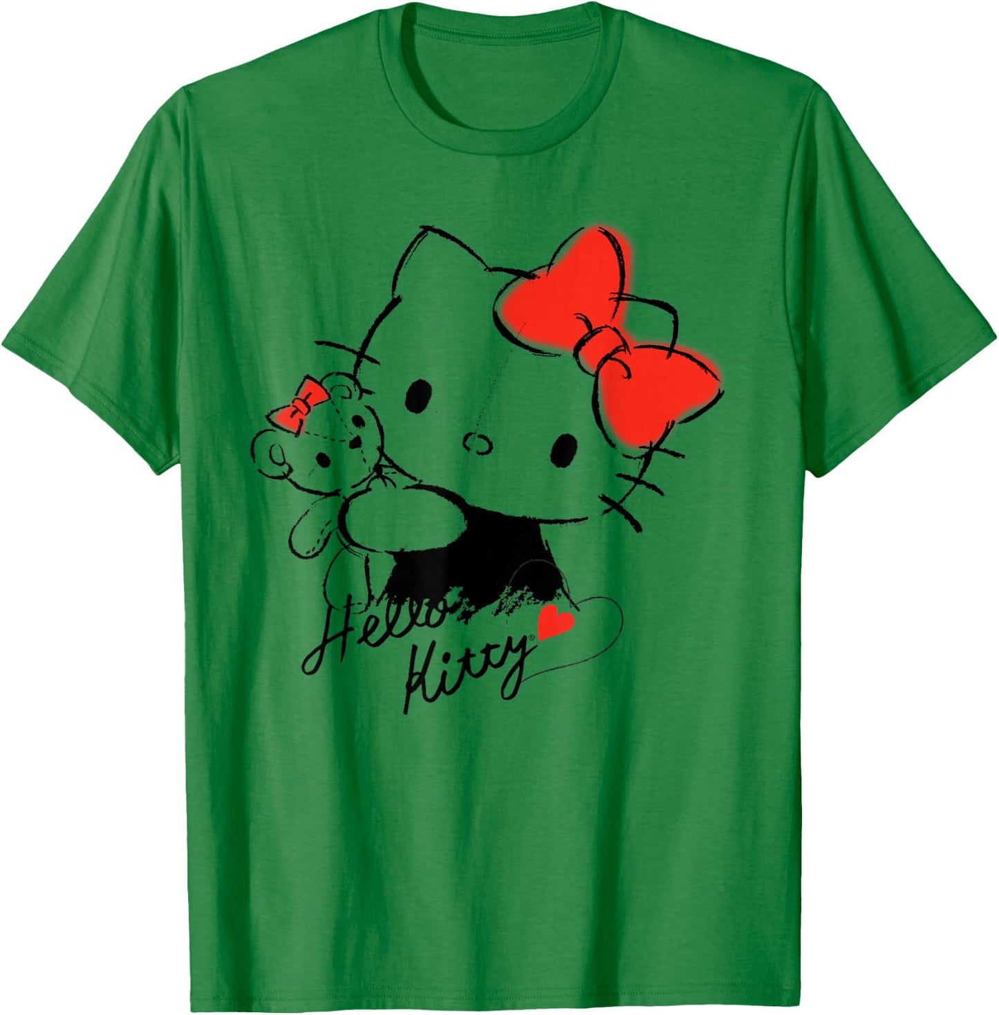 Hello Kitty and Tiny Chum T-Shirt - T-Shirt | Irish Green