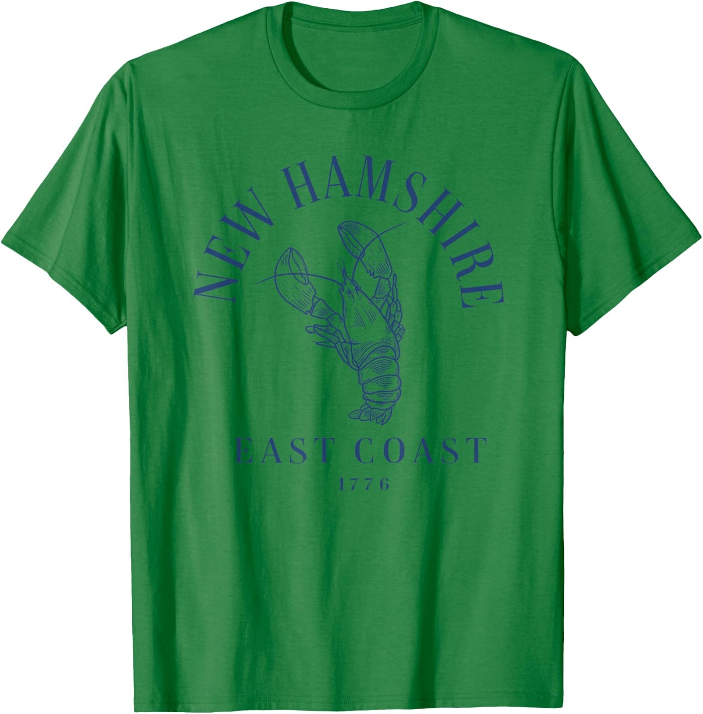 New Hampshire Lobster Vintage T-Shirt - T-Shirt | Irish Green