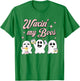 Waxing My Boos Waxing Technician Halloween Spooky Waxing T-Shirt - T-Shirt | Irish Green