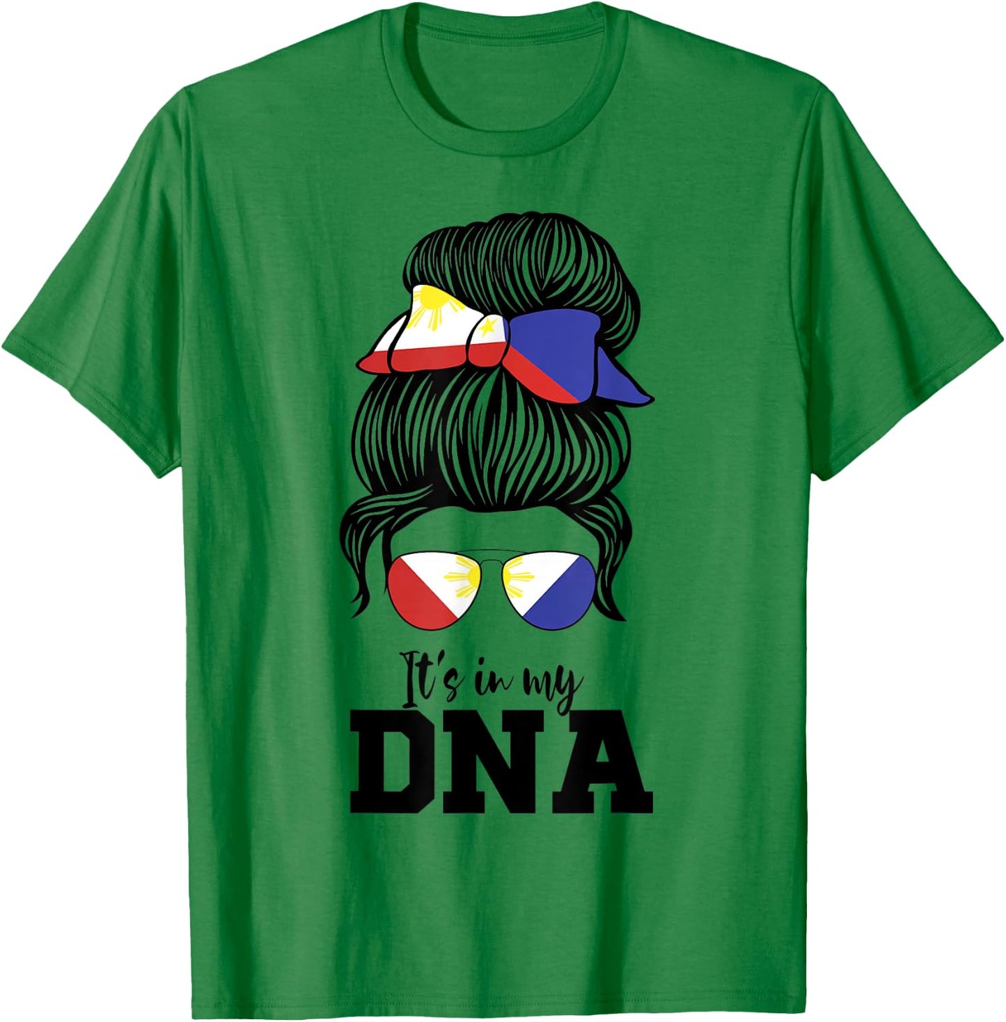 Es ist in meiner DNA Philippinen T-Shirt - T-Shirt | Irish Green