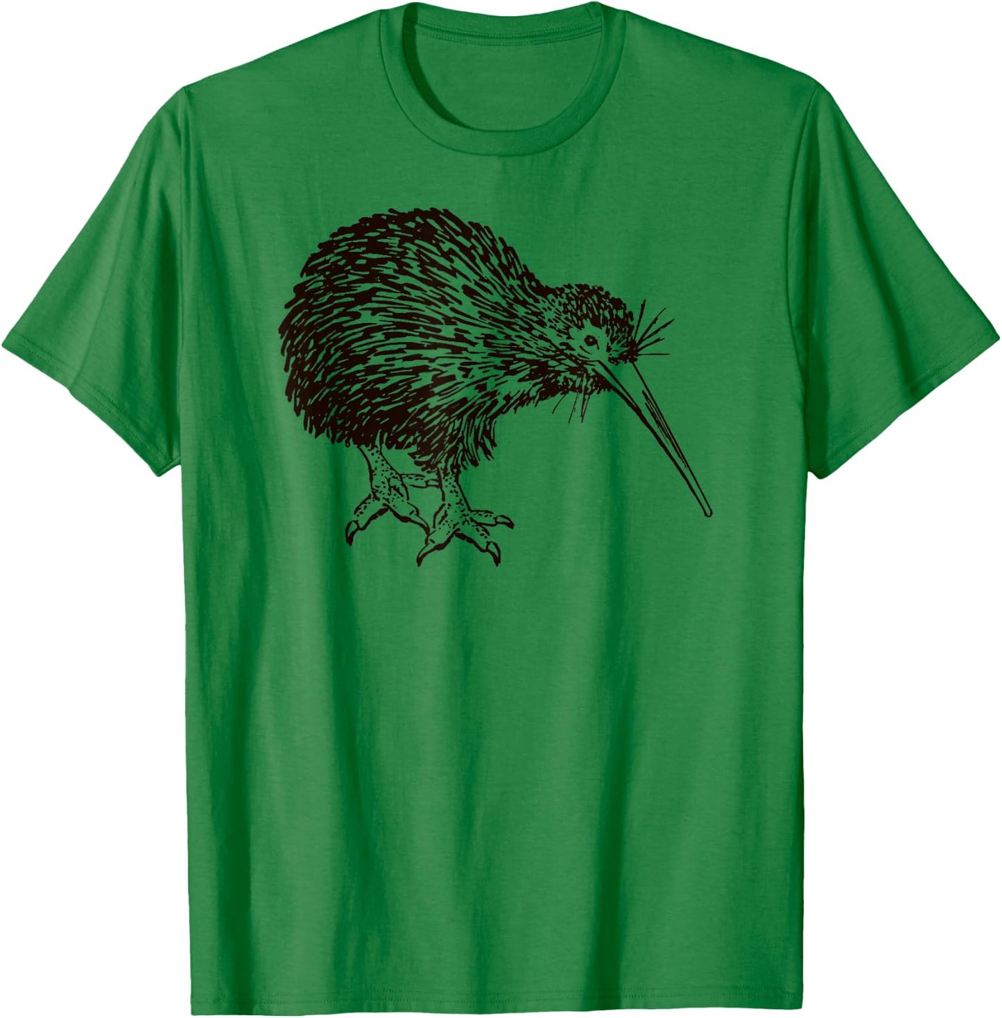 New Zealand Kiwi Bird Animal Wildlife T-Shirt - T-Shirt | Irish Green