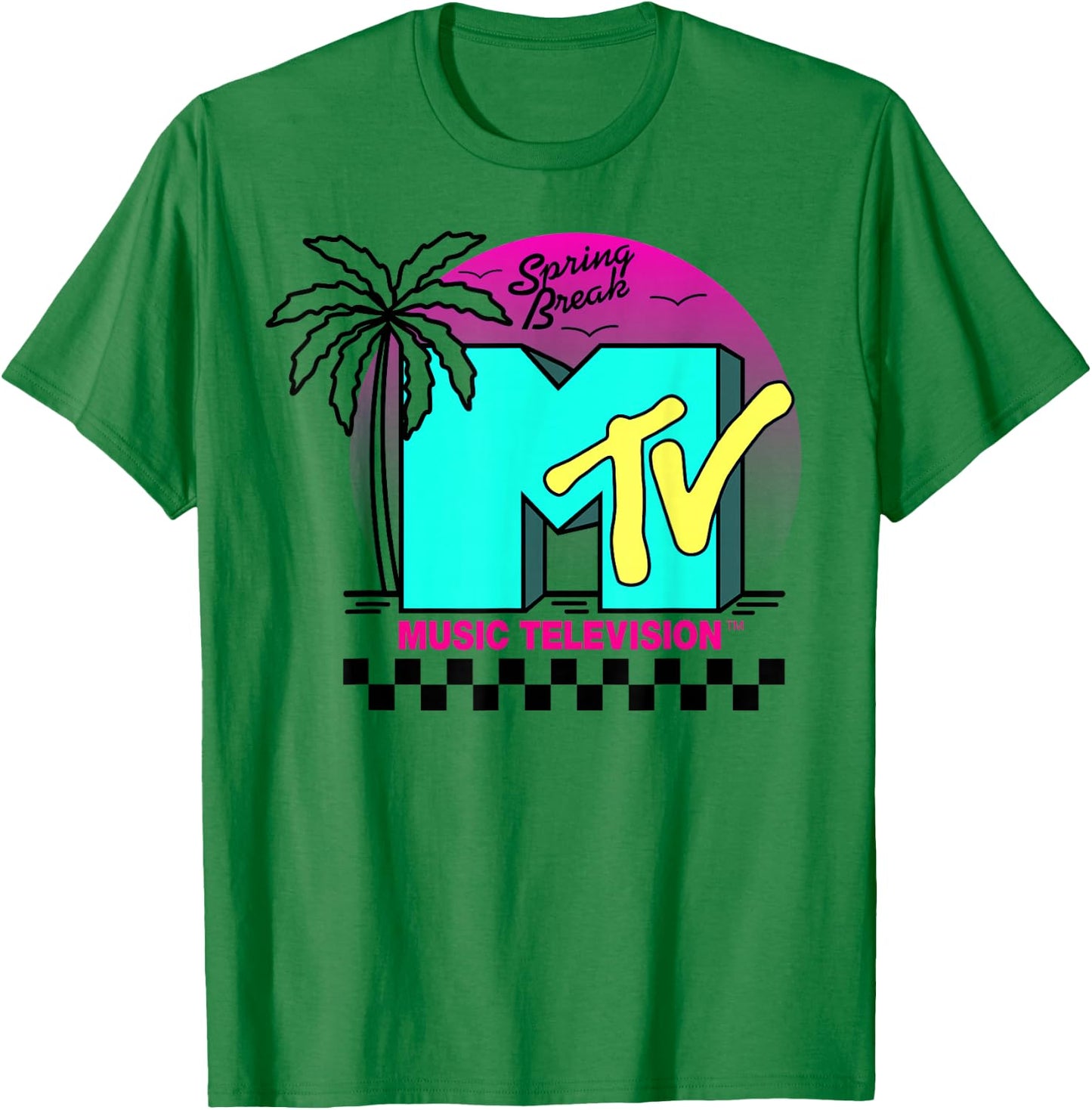 MTV - Spring Break Beach T-Shirt - T-Shirt | Irish Green