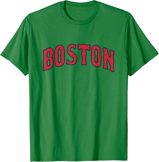 BOSTON - Throwback Design - Classic T-Shirt - T-Shirt | Irish Green