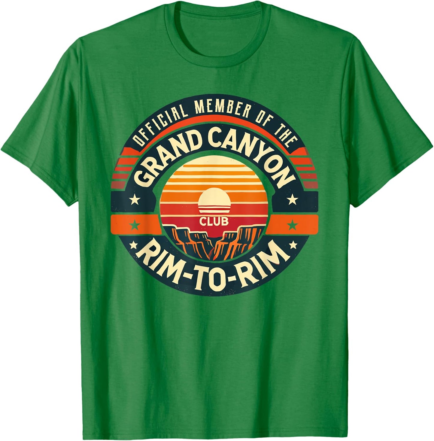 Official Member of the Grand Canyon Rim-to-Rim Club T-Shirt - T-Shirt | Irish Green
