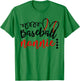 Baseball Nonnie Heart Baseball T-Shirt - T-Shirt | Irish Green