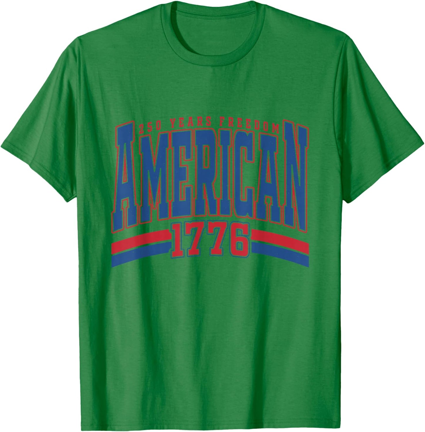 America 250th Anniversary 1776–2026 USA 250 Years of America T-Shirt - T-Shirt | Irish Green