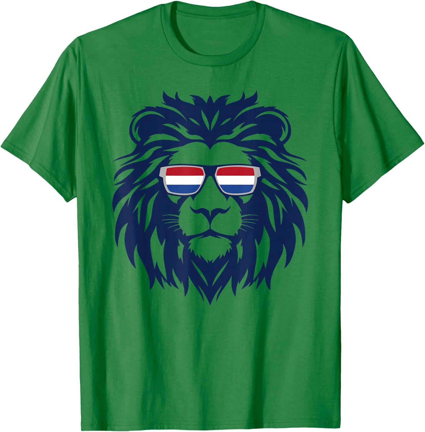 Dutch Flag Leo, Netherlands. Dutch Holland, Orange , Orange, S T-Shirt - T-Shirt | Irish Green