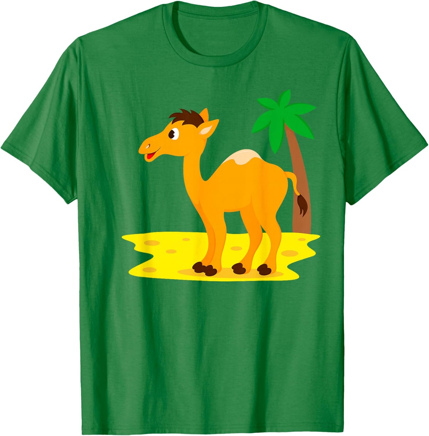 Baby Camel Baby Boys Girls Kids Toddler Camels T-Shirt - T-Shirt | Irish Green