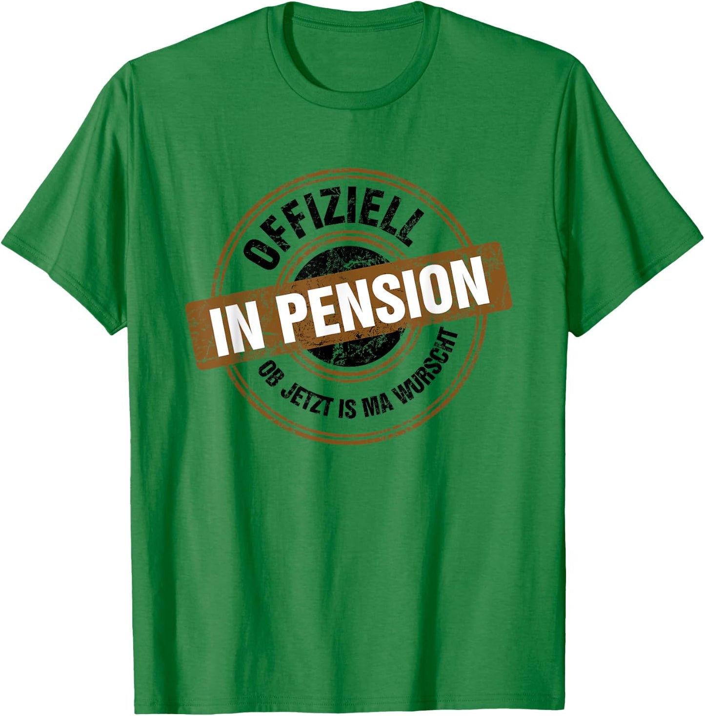 Official In Pension Ab Jetzt Ist Mir Alles Egal , White T-Shirt - T-Shirt | Irish Green