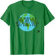 World is a book and those who don't travel only read a page T-Shirt - T-Shirt | Irish Green