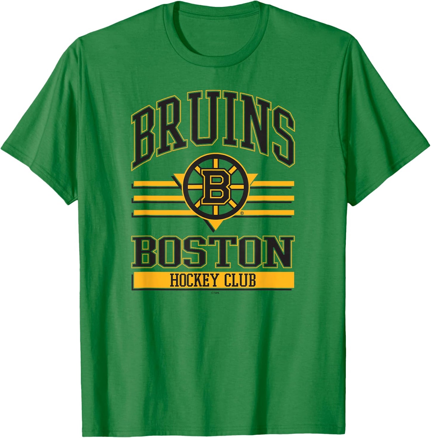Boston Bruins Hockey Club White Officially Licensed T-Shirt - T-Shirt | Irish Green