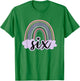 6 Year Old Boho Rainbow Six 6th Birthday Girls Family Party T-Shirt - T-Shirt | Irish Green