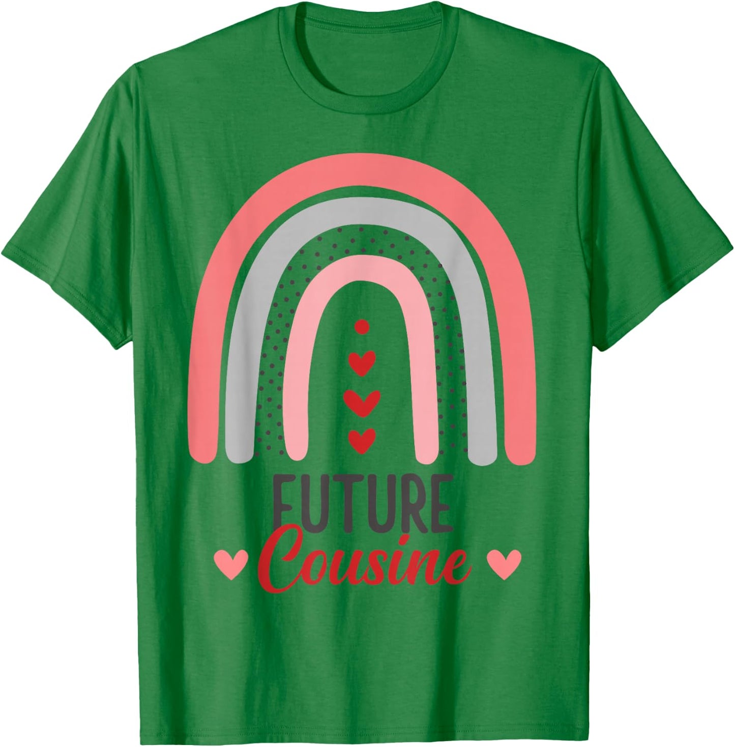 Announcement Pregnancy Future Cousine T-Shirt - T-Shirt | Irish Green