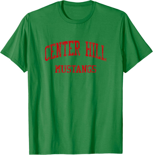 Center Hill High School HS Olive Branch MS Vintage Sports T-Shirt - T-Shirt | Irish Green