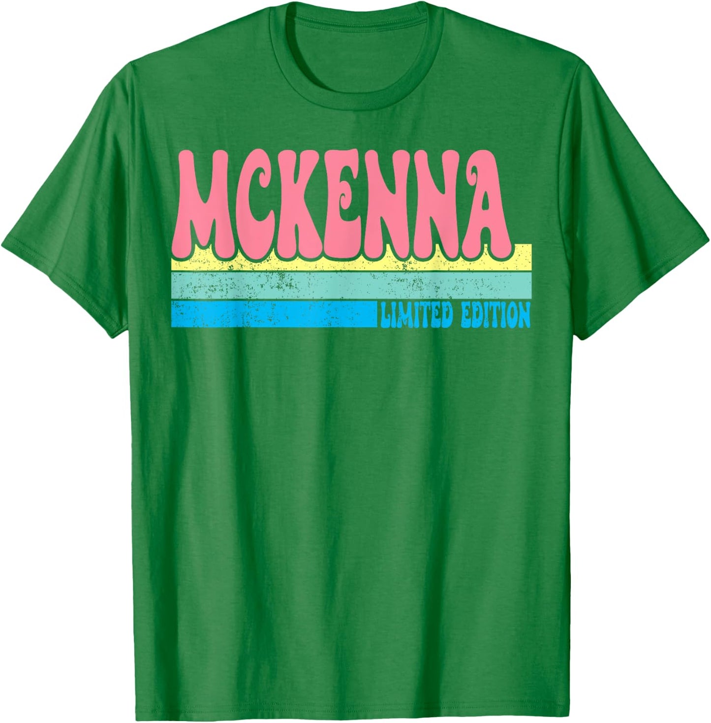 MCKENNA Name Personalized Cute Idea Groovy Women MCKENNA T-Shirt - T-Shirt | Irish Green