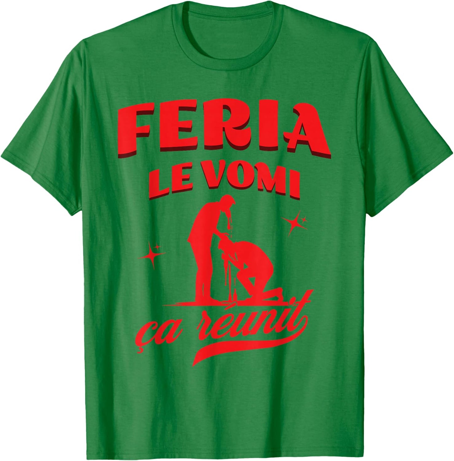 Feria Vomi the Aperitif without Moderation Basque Country Tapas , white, S T-Shirt - T-Shirt | Irish Green