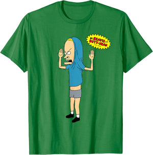 Beavis and Butt-Head The Great Cornholio , gray, s T-Shirt - T-Shirt | Irish Green