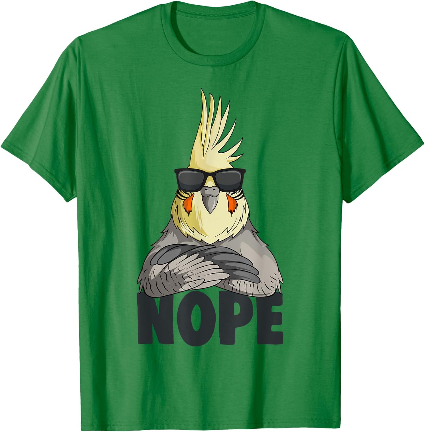 Cockatiel Bird Women Kids Girl T-Shirt - T-Shirt | Irish Green