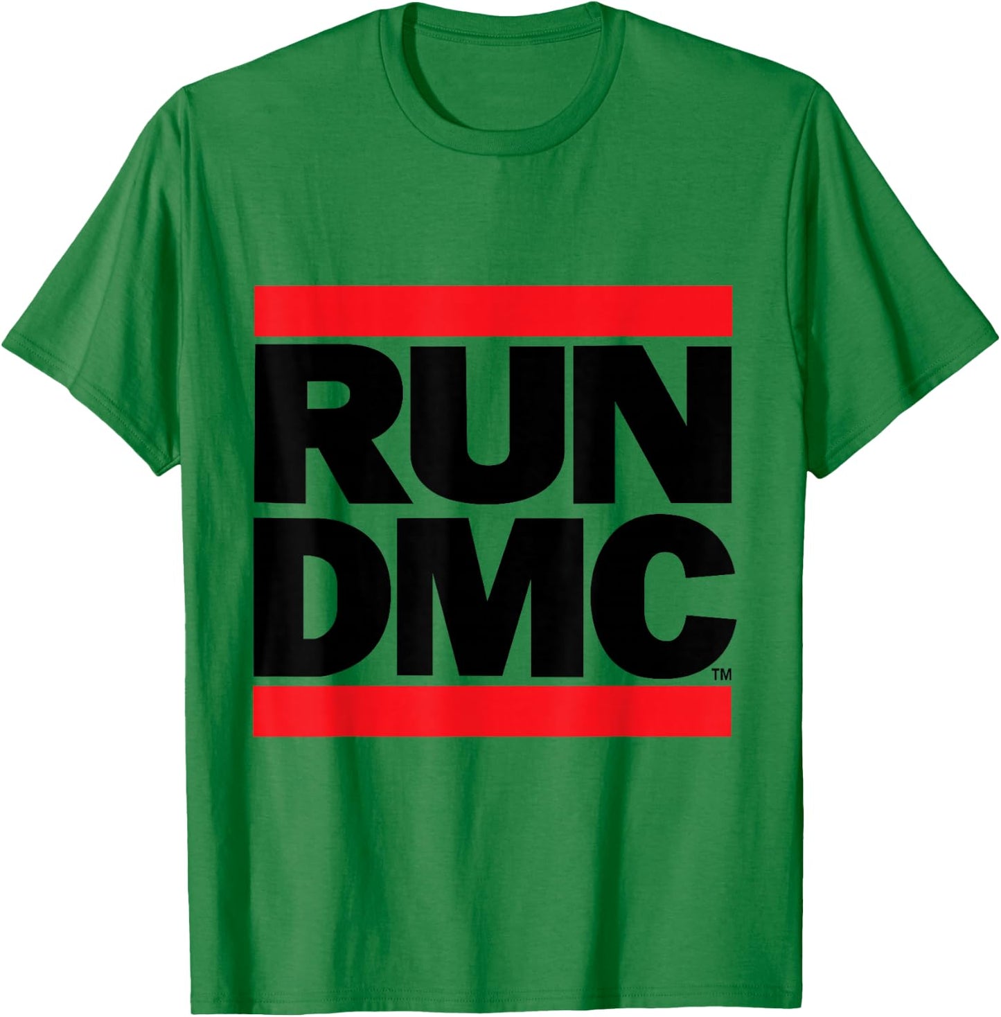 RUN DMC Official Logo Light T-Shirt - T-Shirt | Irish Green