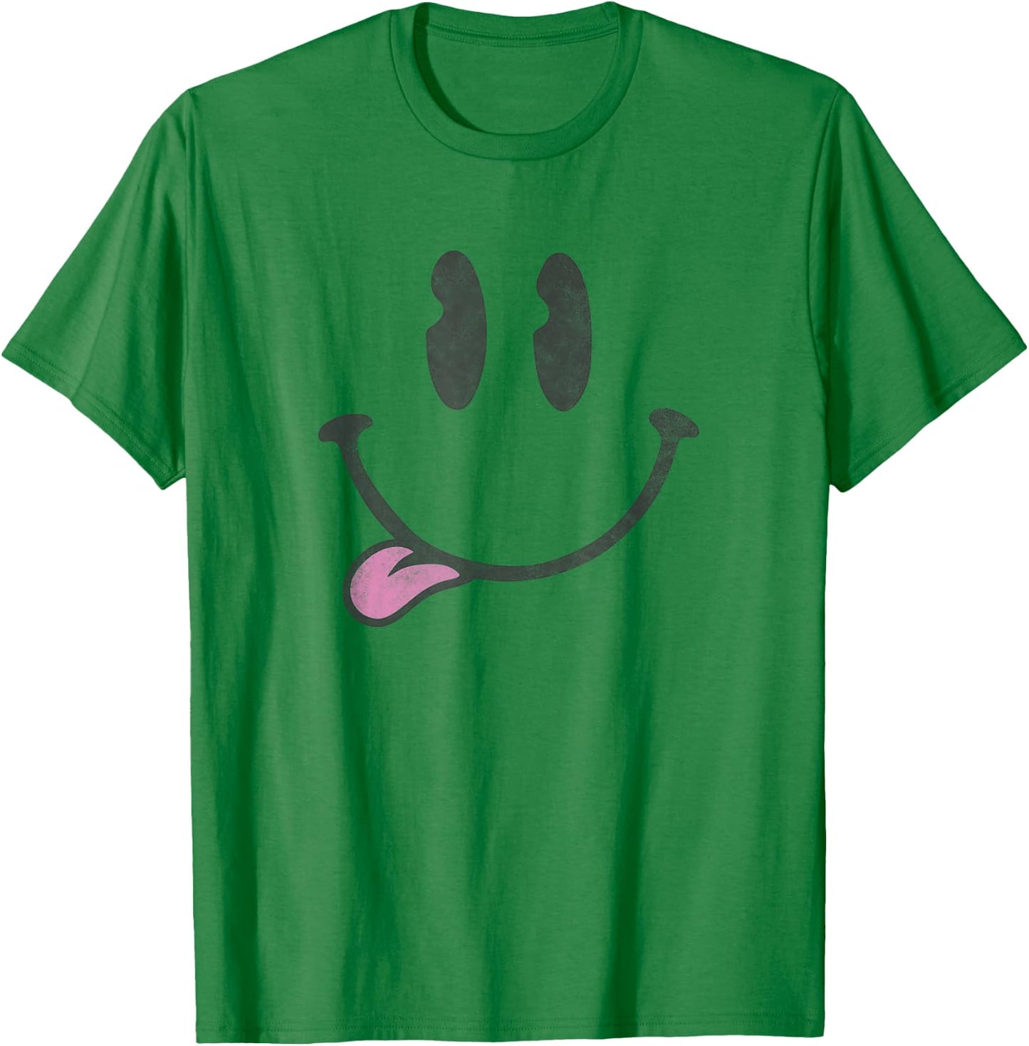 Trendy Happy Smiley , white, S T-Shirt - T-Shirt | Irish Green