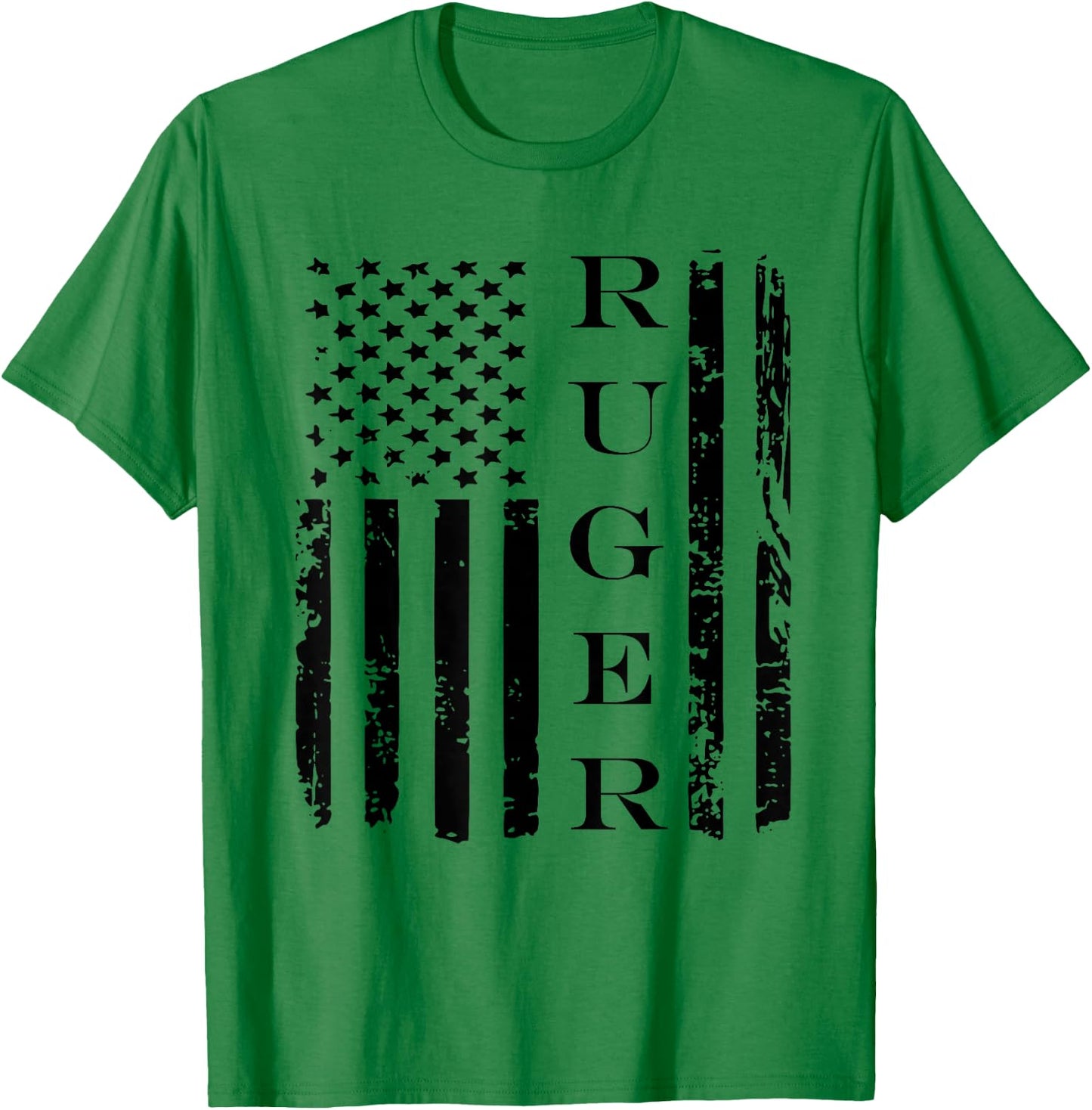 Ruger Family US USA American Flag T-Shirt - T-Shirt | Irish Green