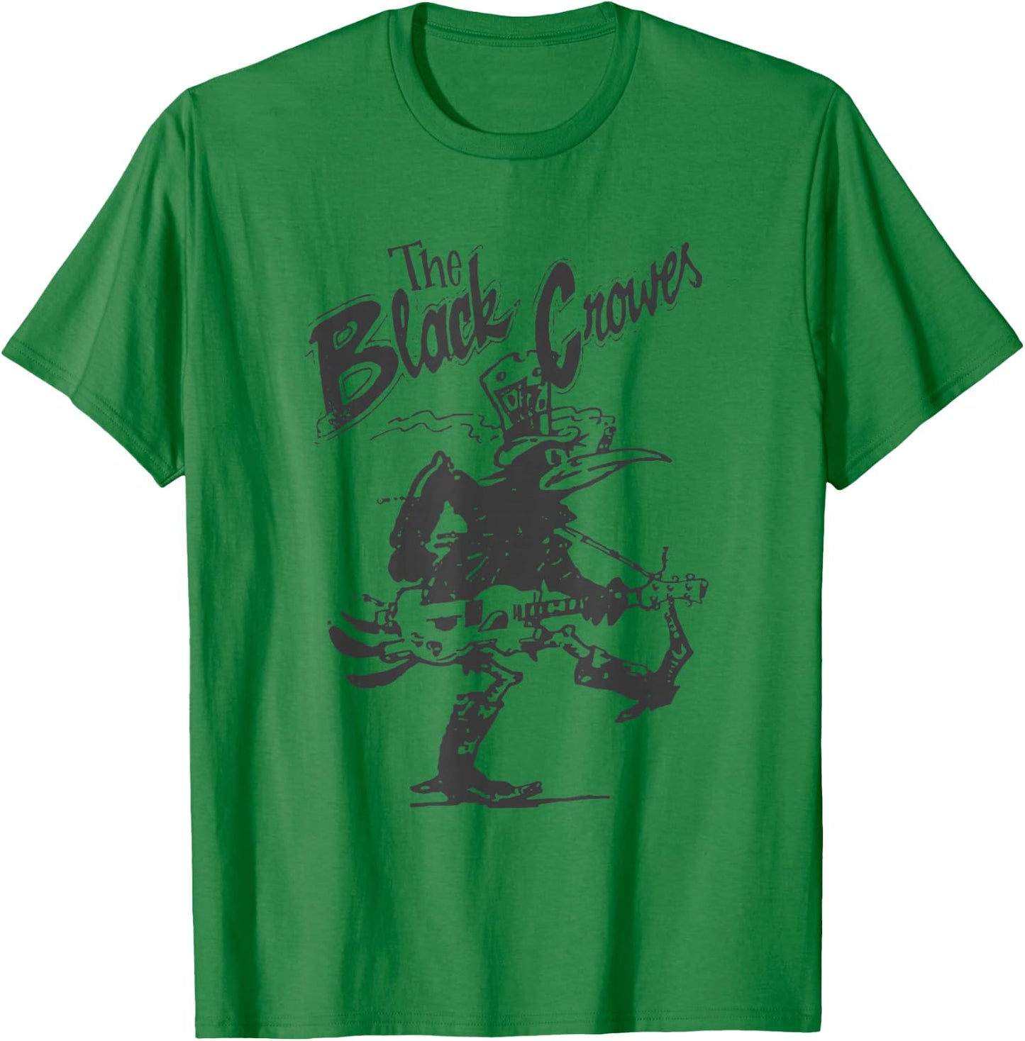 Official Black Crowes Guitar T-Shirt - T-Shirt | Irish Green