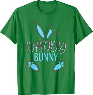 Daddy Bunny Easter Costume Dad Father T-Shirt - T-Shirt | Irish Green