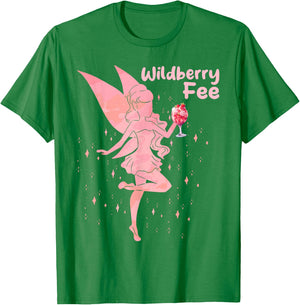 Wildberry Fairy Saufen Lillet , White T-Shirt - T-Shirt | Irish Green