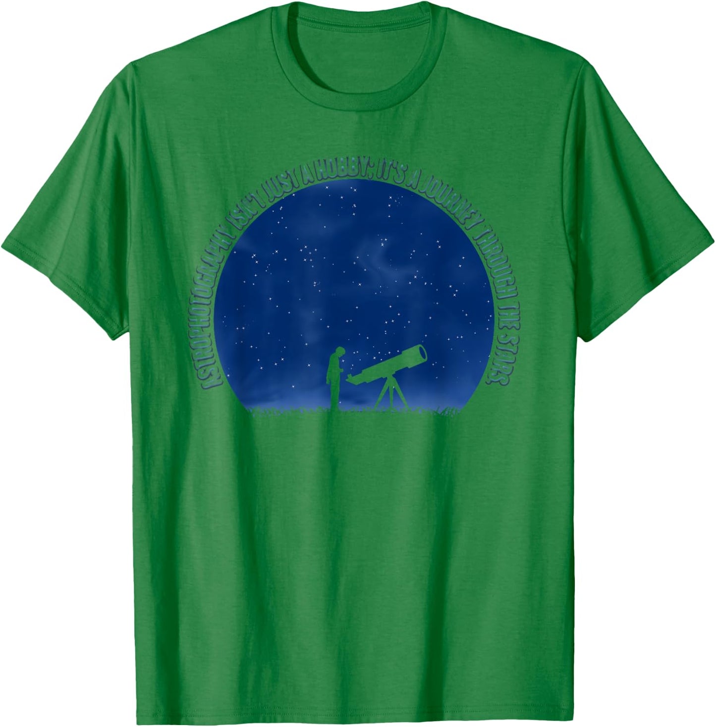 Astrophotographie art pour hommes femmes astrophotographes étoiles T-Shirt - T-Shirt | Irish Green