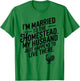 Married to the Homestead Funny Farm Wife Homesteader Quote T-Shirt - T-Shirt | Irish Green