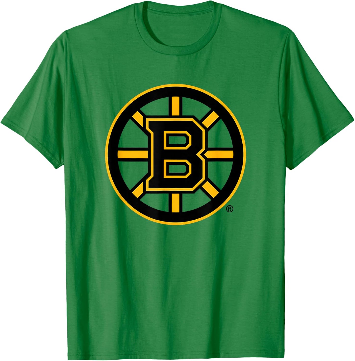 Boston Bruins Icon White Officially Licensed T-Shirt - T-Shirt | Irish Green
