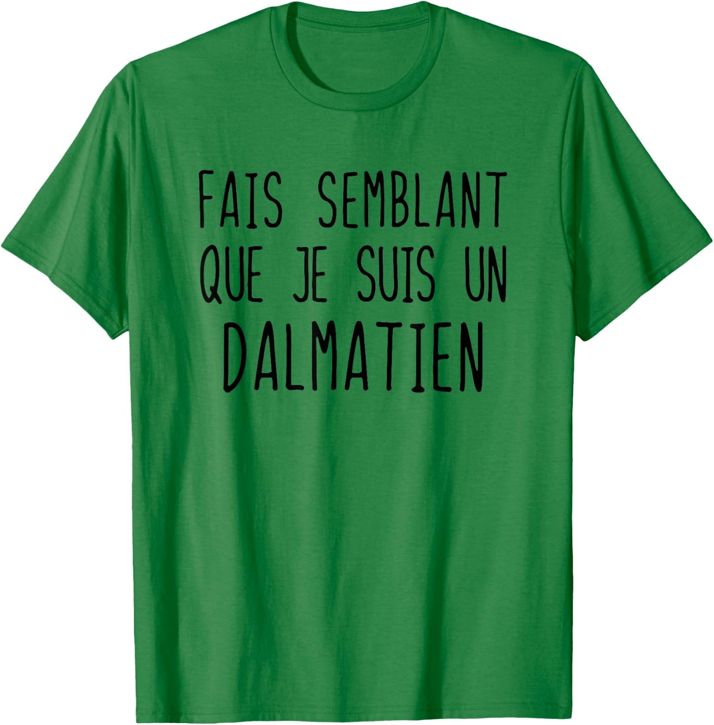 Funny Dalmatian Costume for Halloween Costume , white, S T-Shirt - T-Shirt | Irish Green